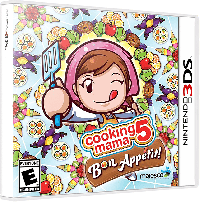 Cooking Mama 5: Bon Appetit Nintendo 3DS US box art